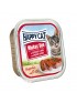 12 Pâtées Happy Cat Volaille Boeuf 100g