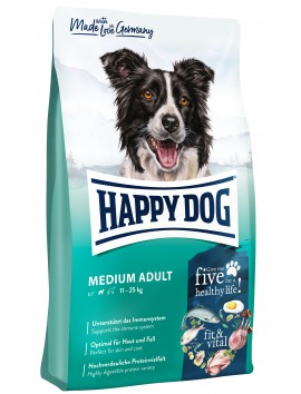 Croquettes chiens Happy Dog Fit+Well Adult Medium